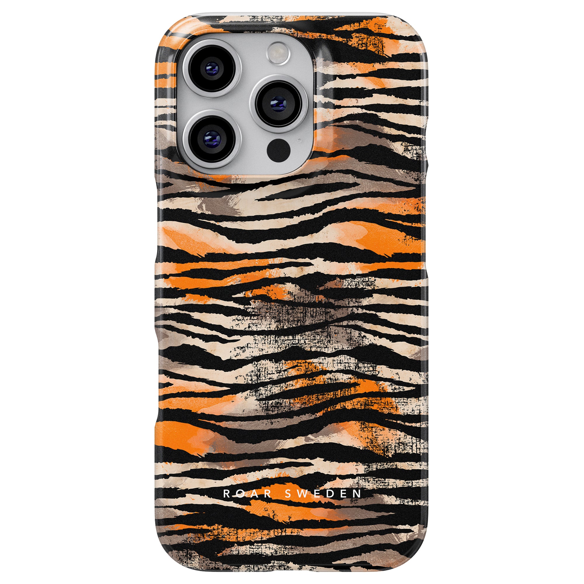 Förbättra din smartphones elegans med Sun Tiger - Slim fodral, som visar upp ett utsökt tigermönster i levande orange, svart och vitt. Denna distinkta design förenar stil med skydd, vilket säkerställer att din enhet förblir både iögonfallande och säker.