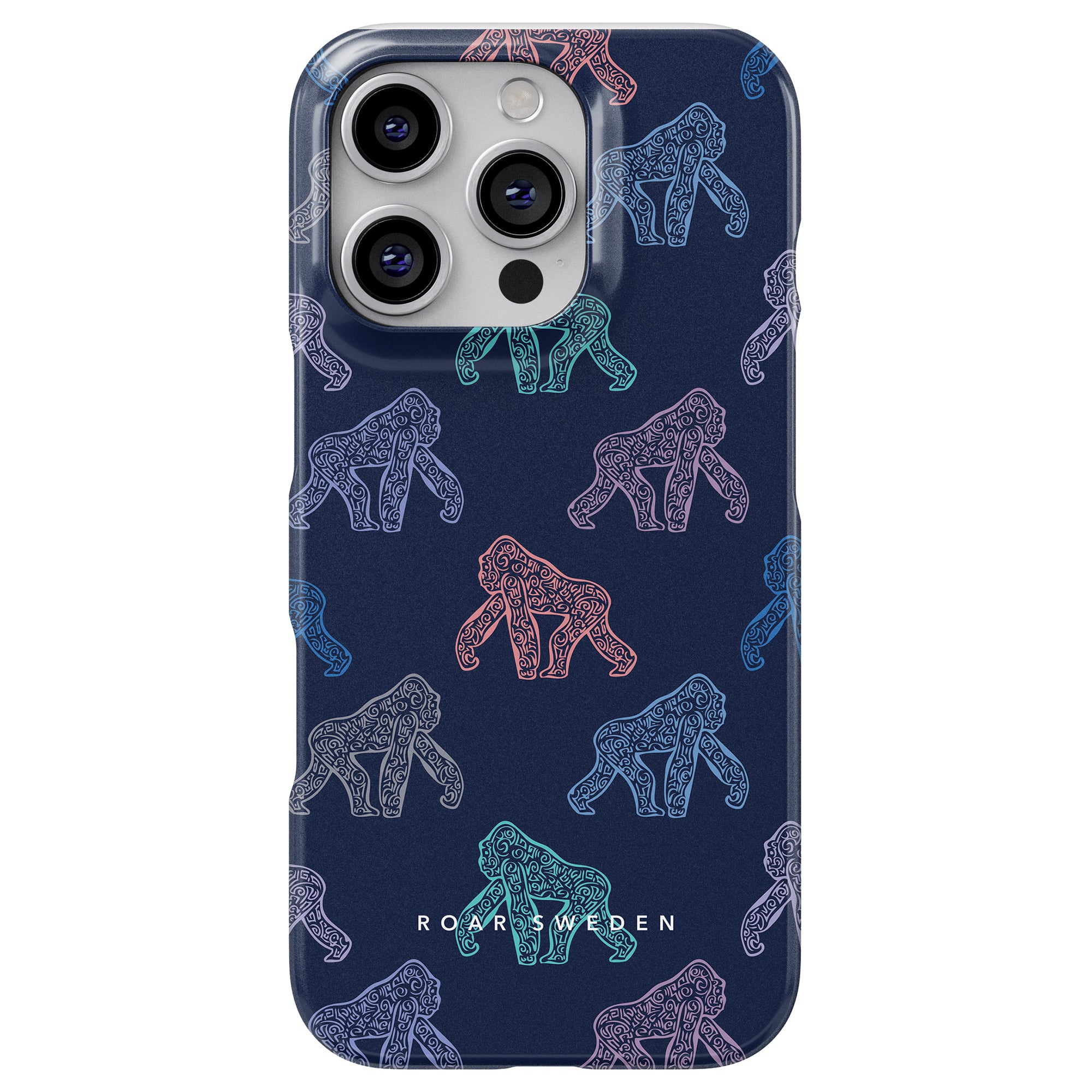 a phone case with an elephant pattern on it