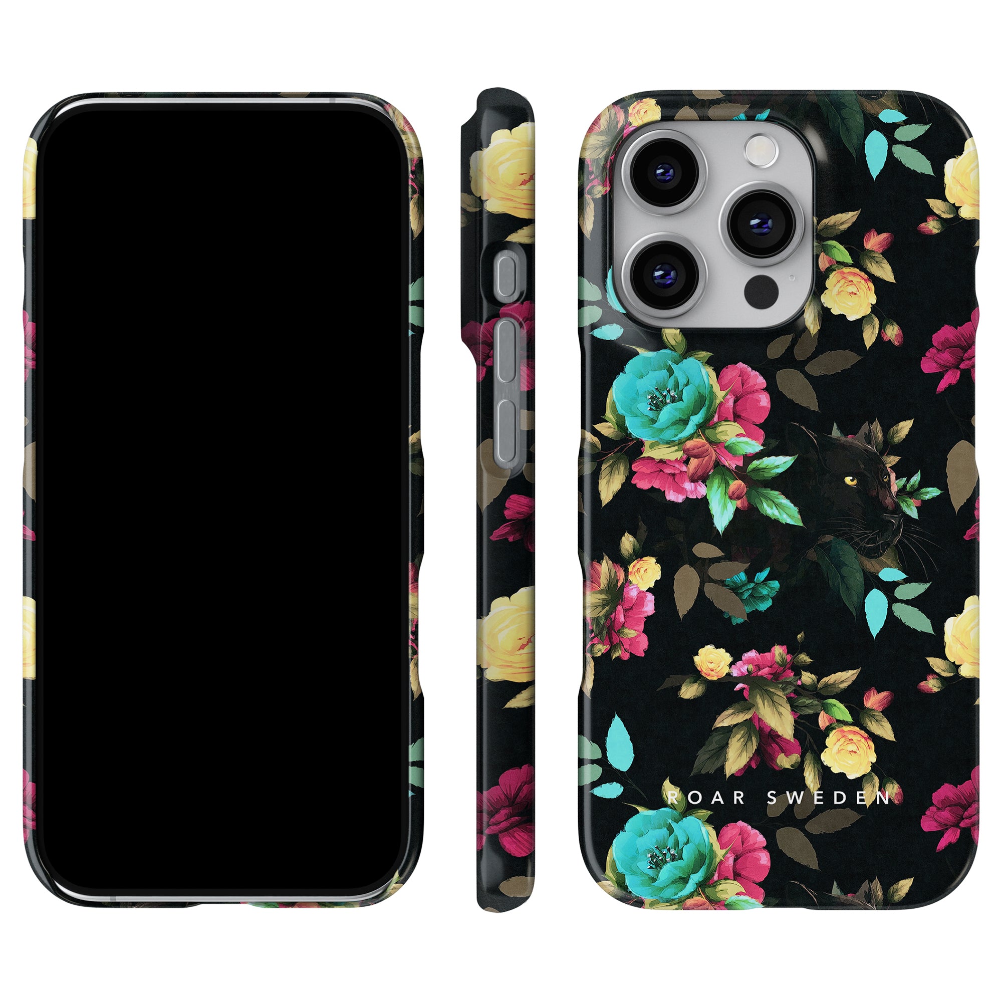 a phone case with flowers on it