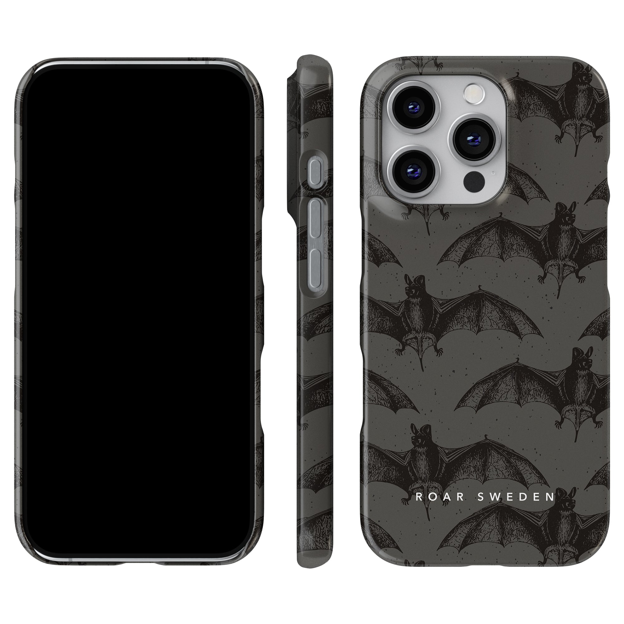 a phone case with a bat pattern on it