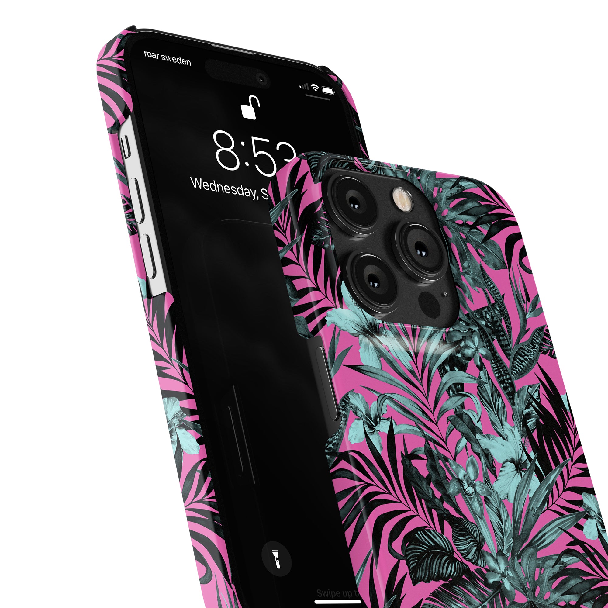 A Pink Jungle - Slim case mobilskal för iPhone 11.
