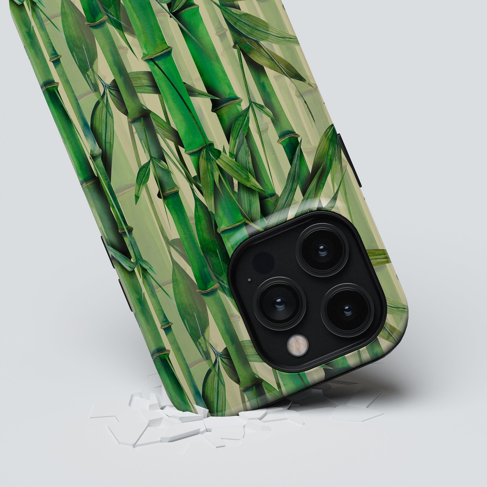 Ett Bambu - Tough Case design telefonfodral med bambutryck.