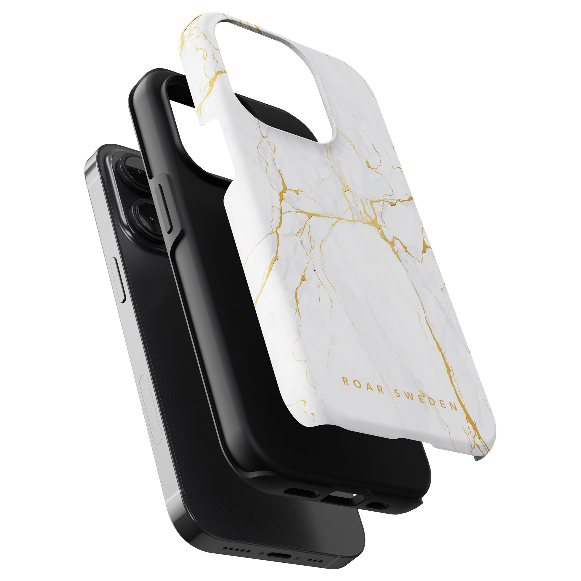 Detta Calacatta Gold - Tough Case är designat speciellt för iPhone 11 Pro.