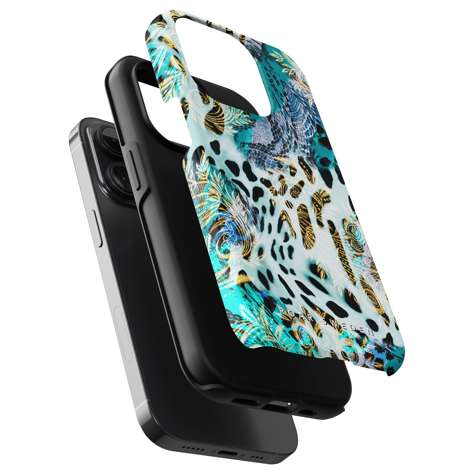 Ett livfullt Cheetah Spark - Tufft fodral leopardtryckt fodral för iPhone 11 Pro.