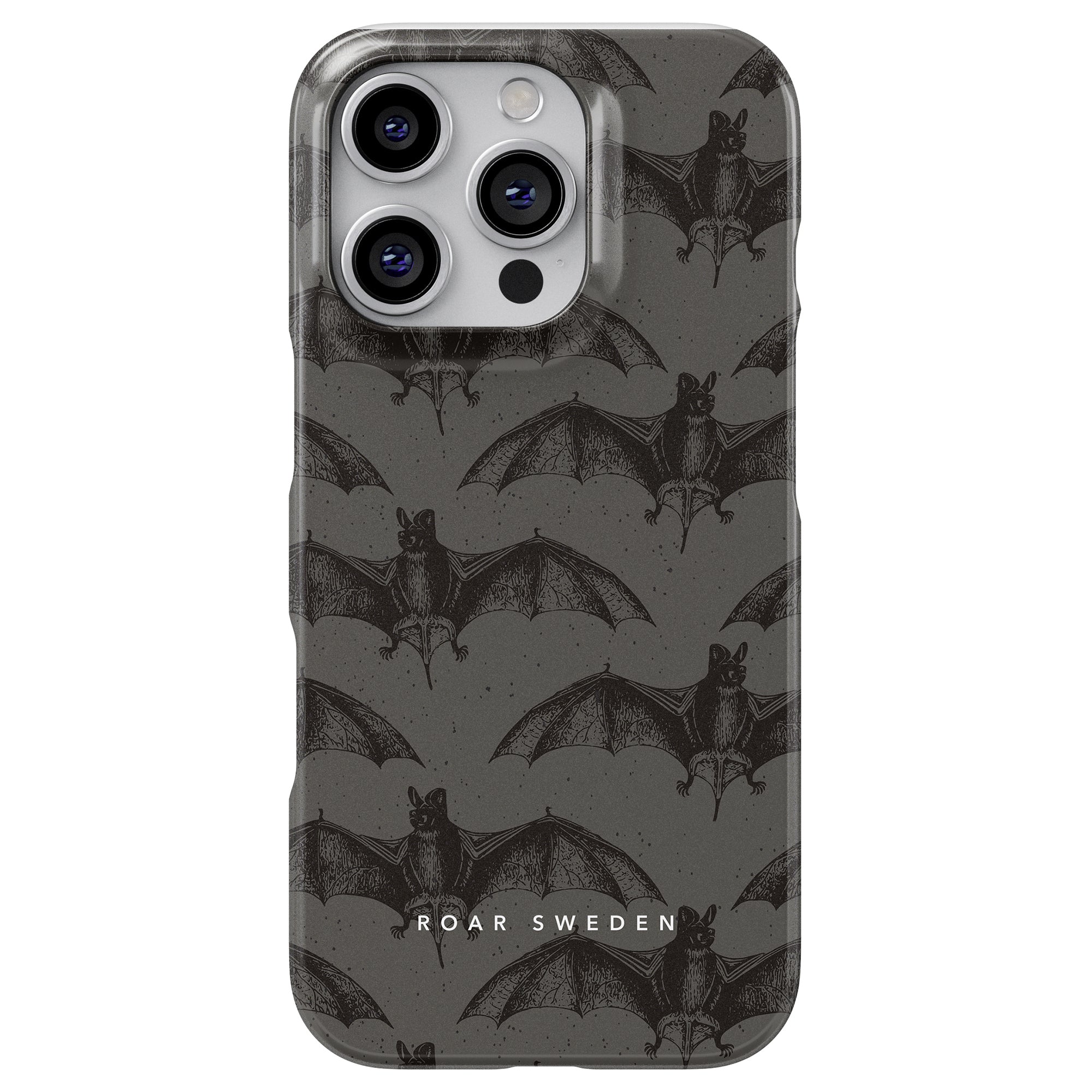 a phone case with a bat pattern on it