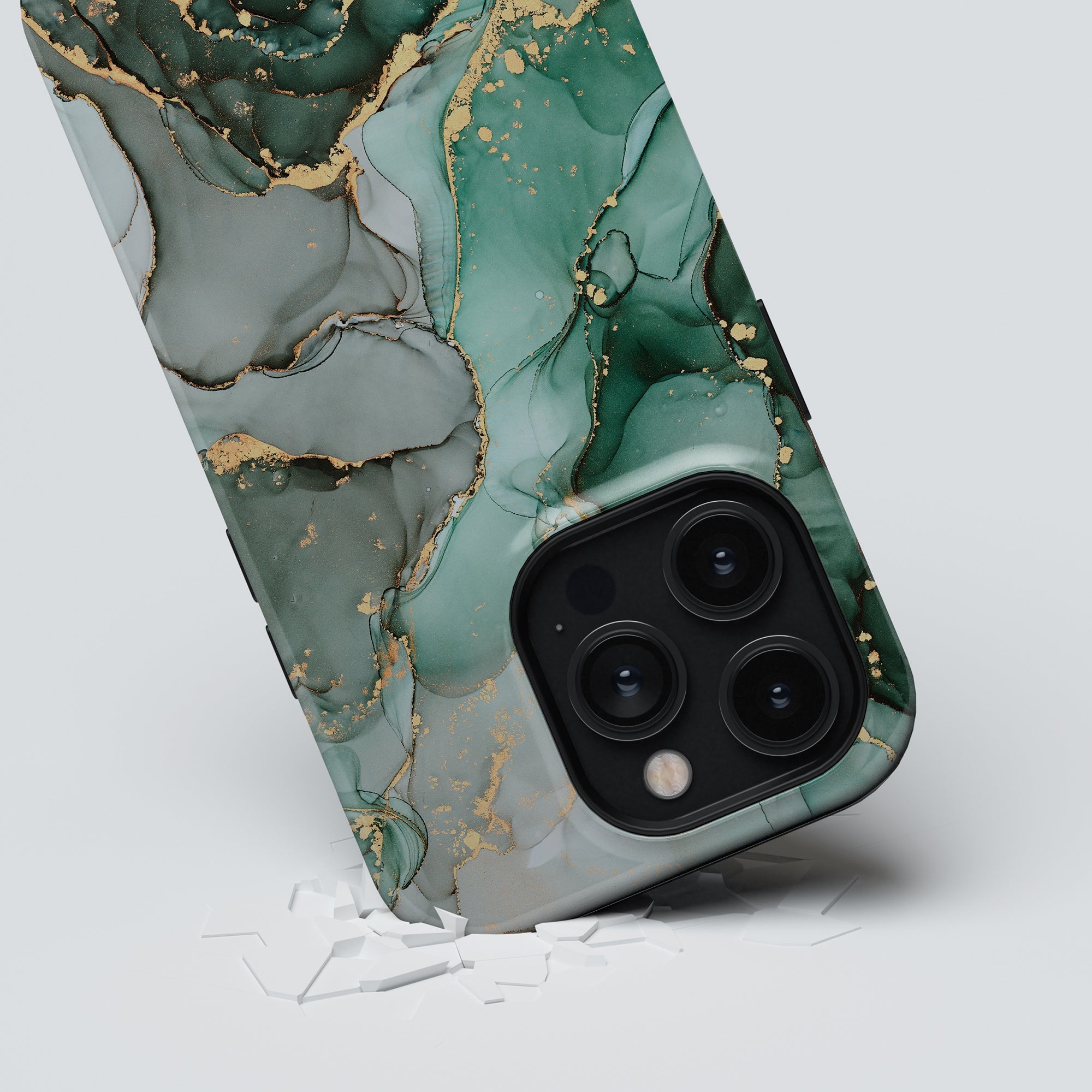 Emerald grön marmor iPhone 11 Pro fodral, ger utmärkt skydd med Emerald - Tough fodral.