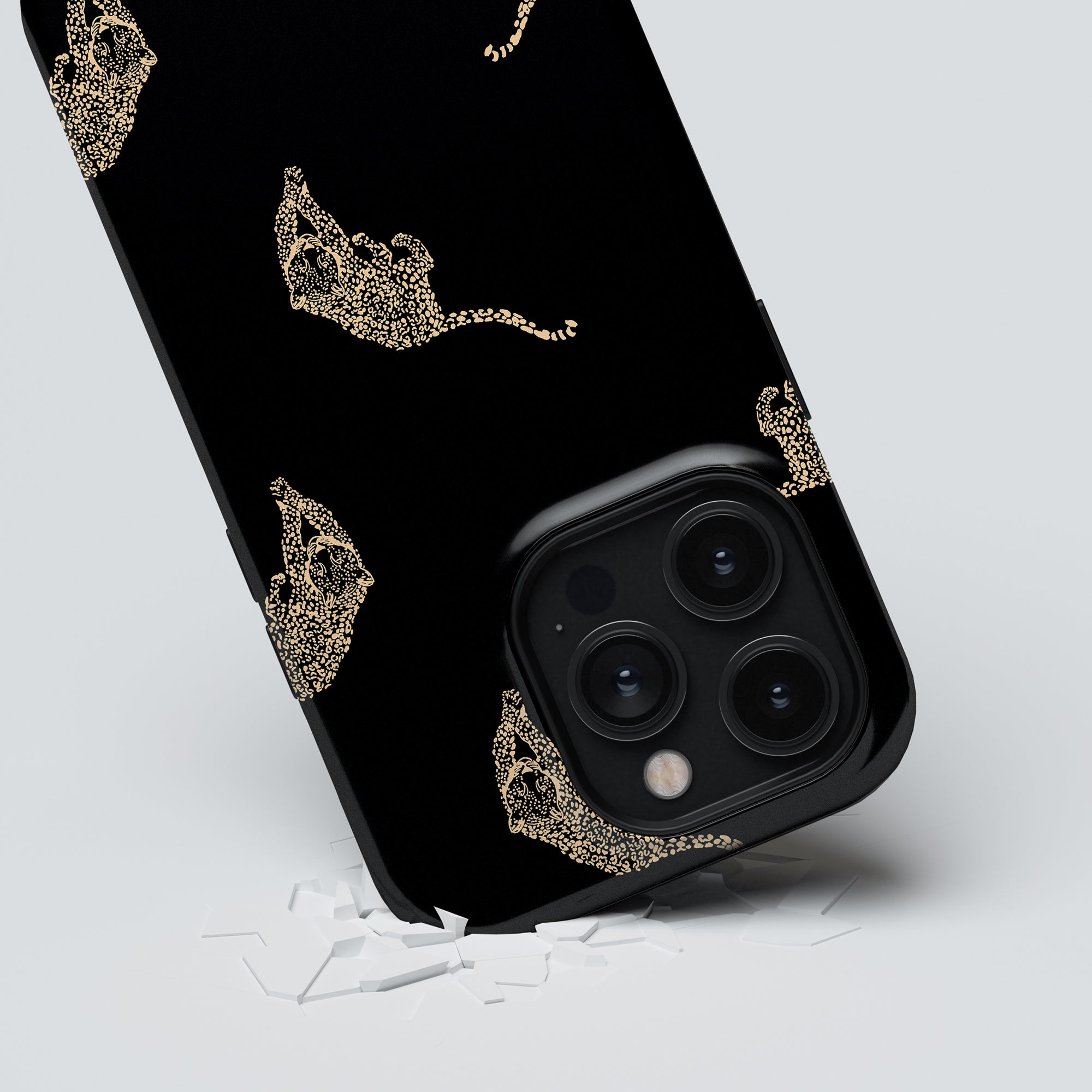 A Kitty Black - Tough Case with a cat design on it.
