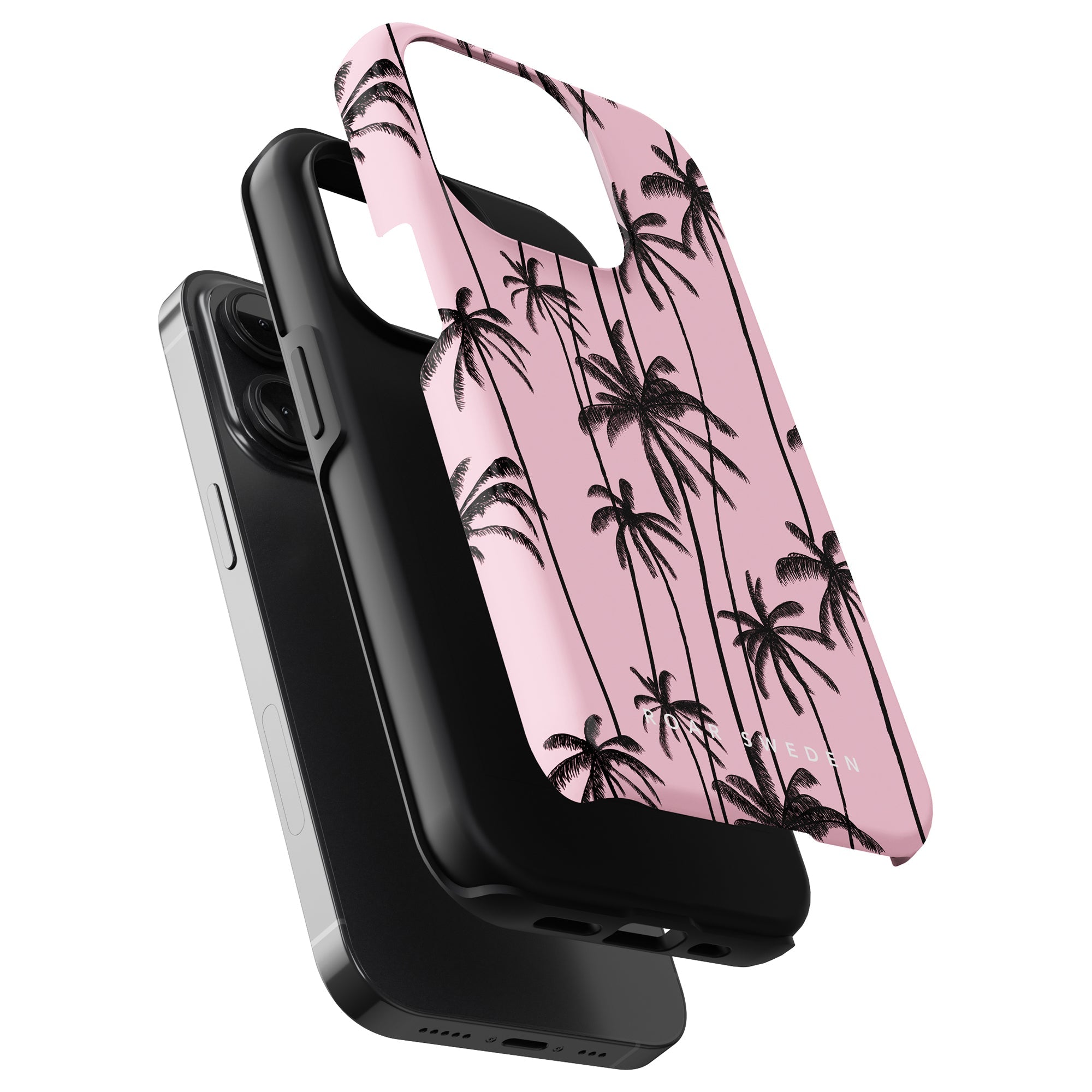 Ett smartphonefodral med Pink Palms - Tufft fodral.