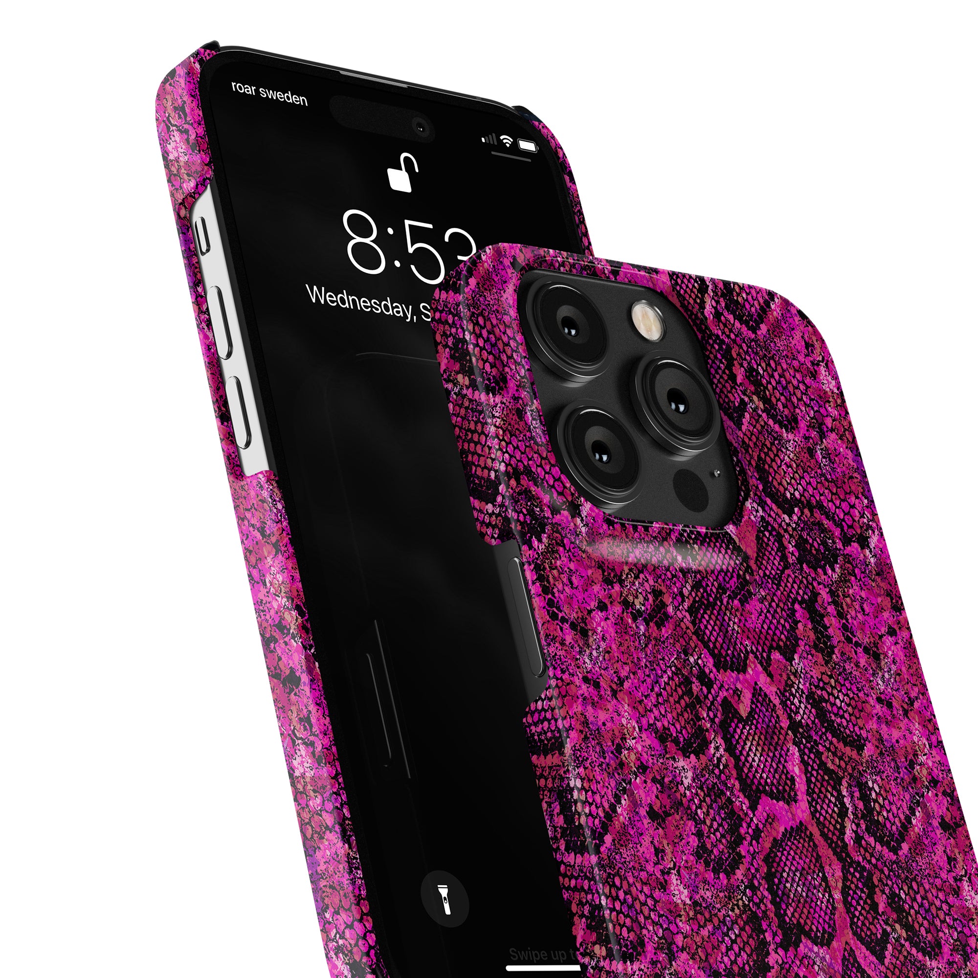 A Pink Snake - Tunt skal till iPhone 11 Pro.