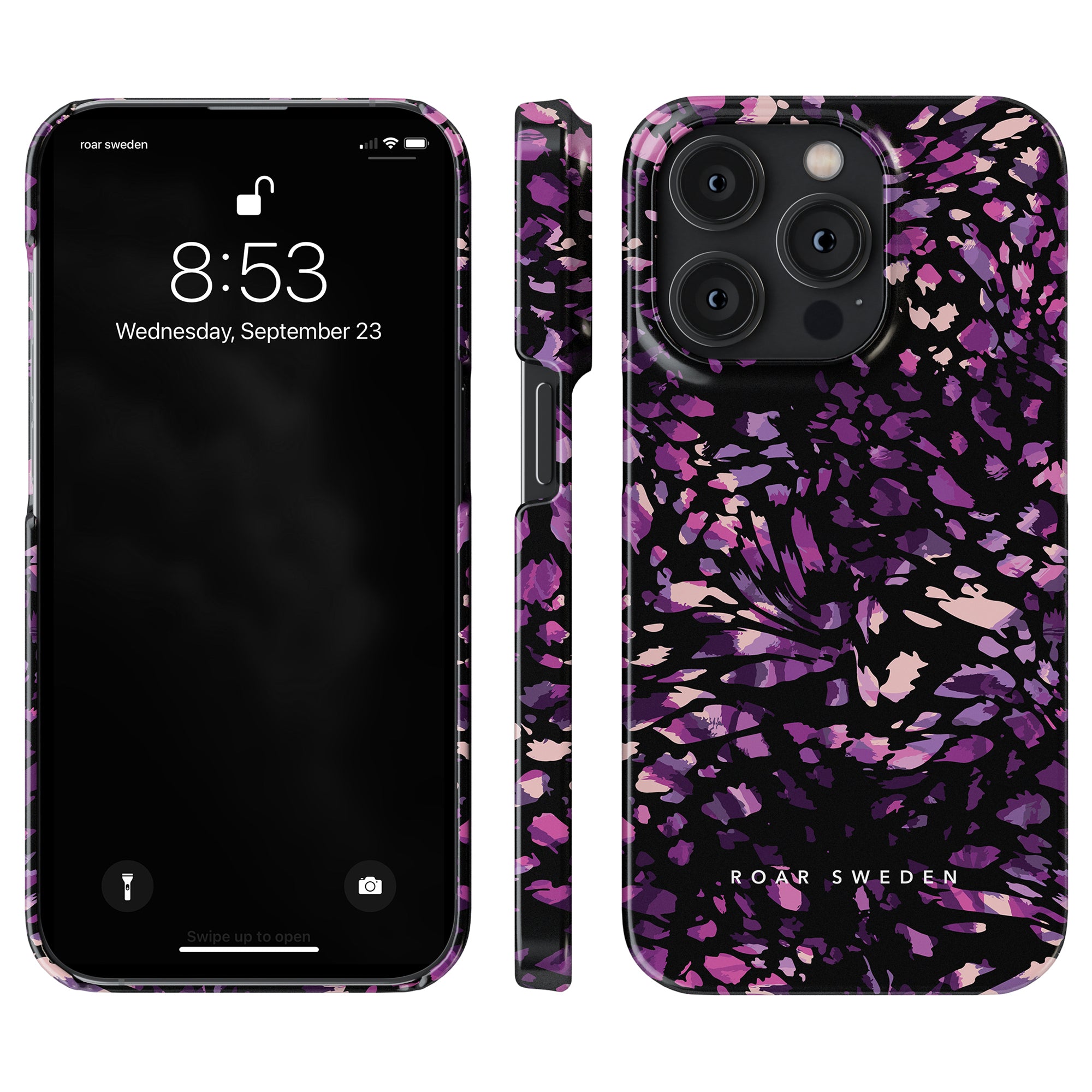 A Purple Spots - Tunt fodral för iPhone 11 pro.