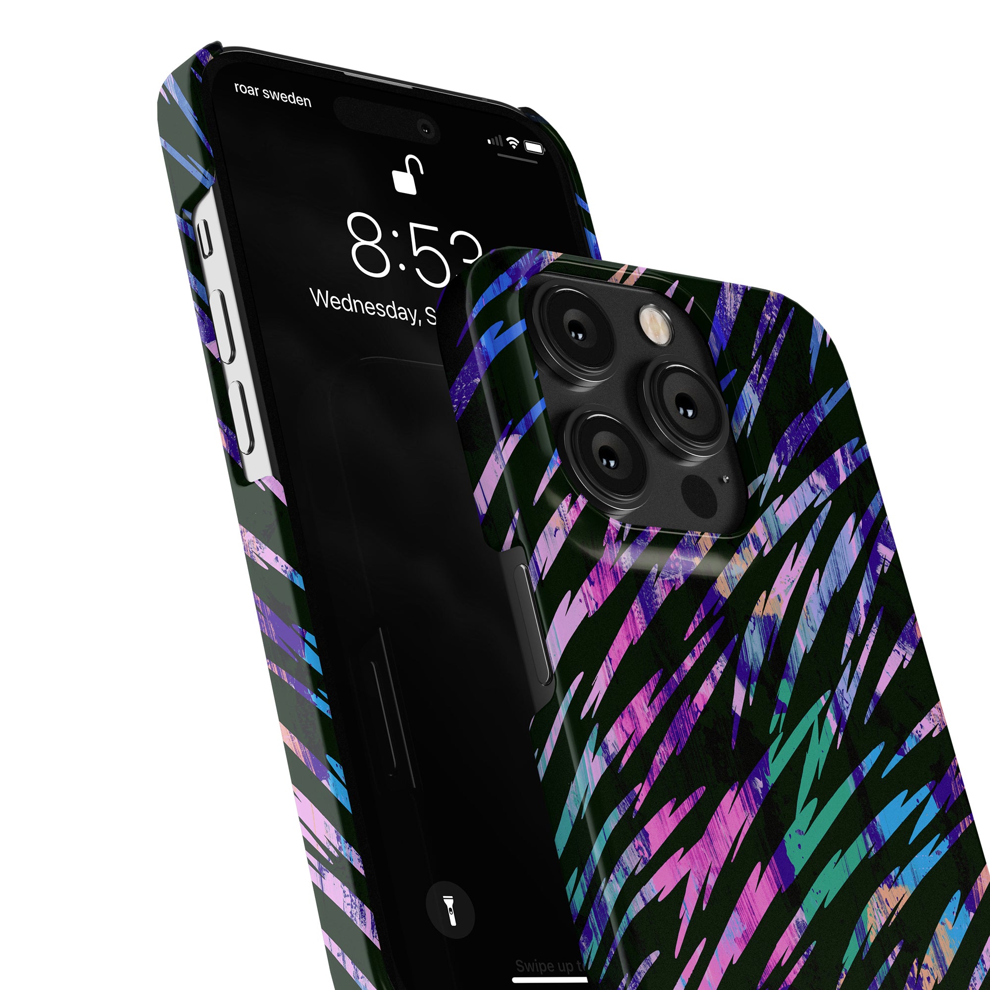 Ett Rad Stripes - Tunt fodral för iPhone 11.