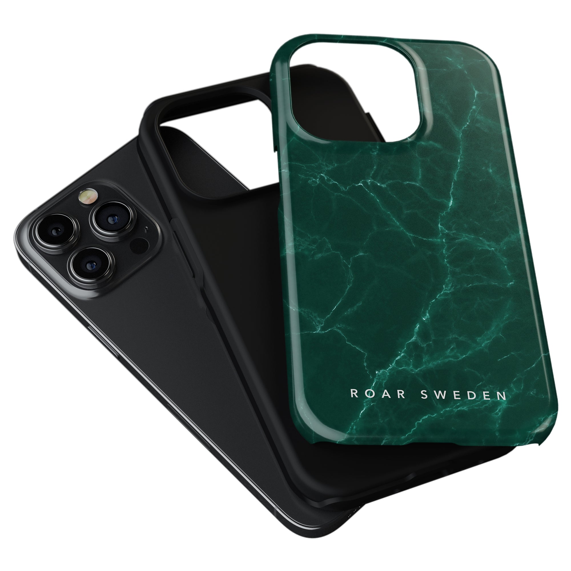 Ett grönt marmor Ripples - Tough Case mobilfodral för iPhone 11. Detta mobilfodral är tillverkat av ett slitstarkt material som skyddar din telefon från repor, stötar och smuts. Fallet