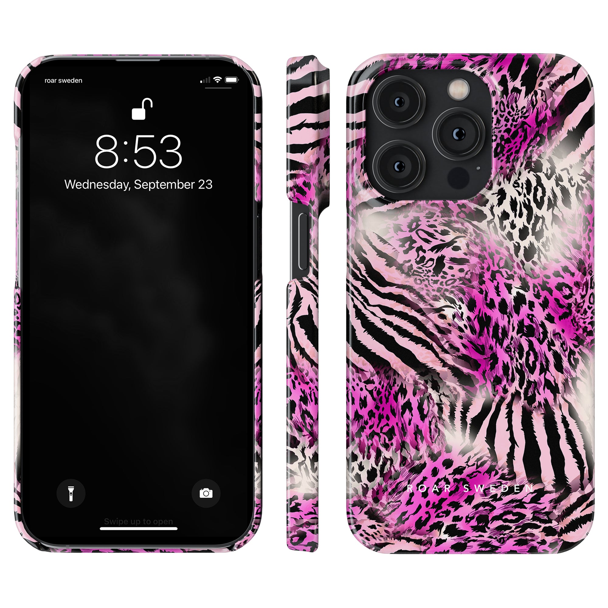 A Savannah Fuchsia - Slim case with an exotisk design, perfect for the iPhone 11.