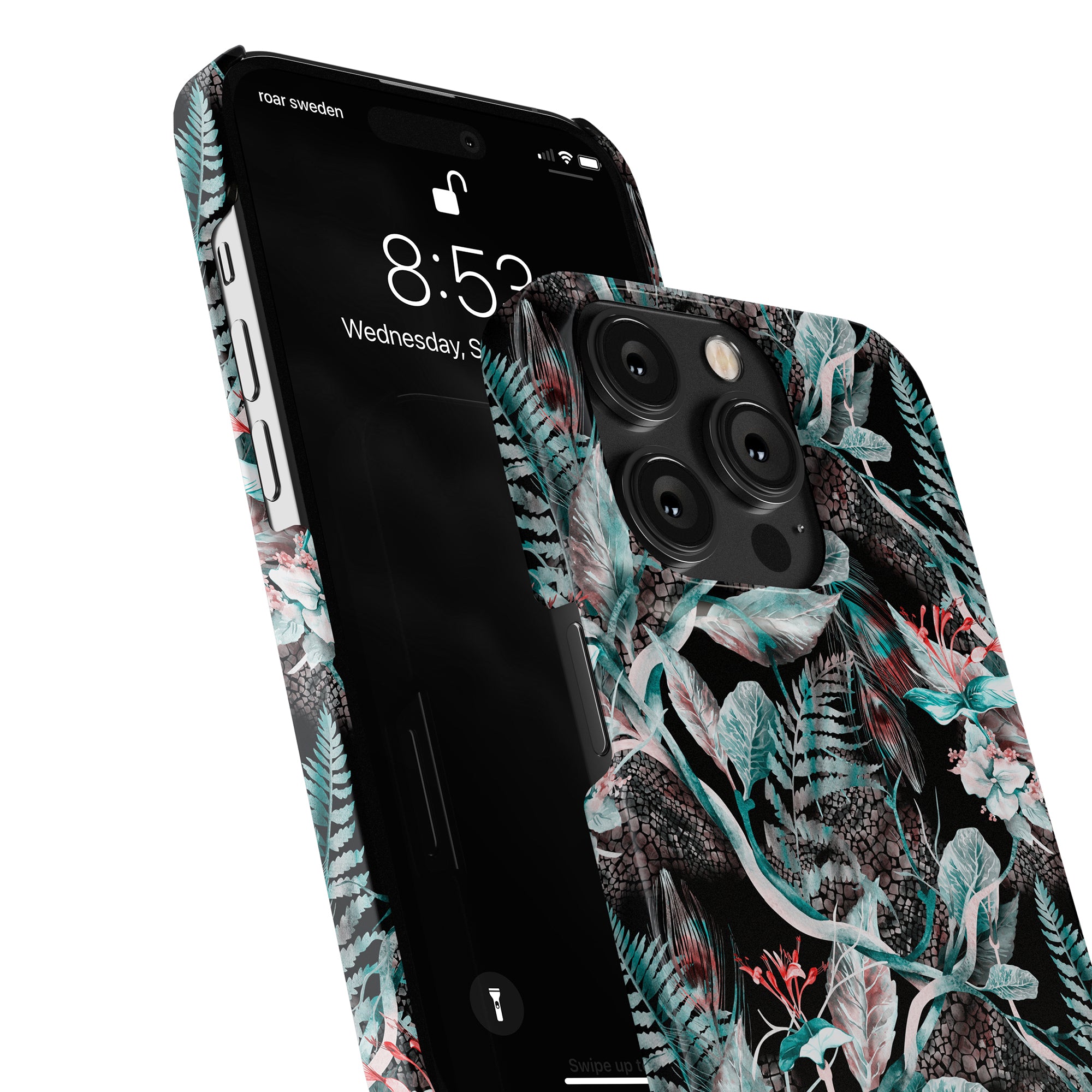A Snake Jungle - Slim case with a unique and trendy look. The case features a jungle pattern with snake skin motif, providing high-quality and durable protection against scratches, impacts, and dirt. It