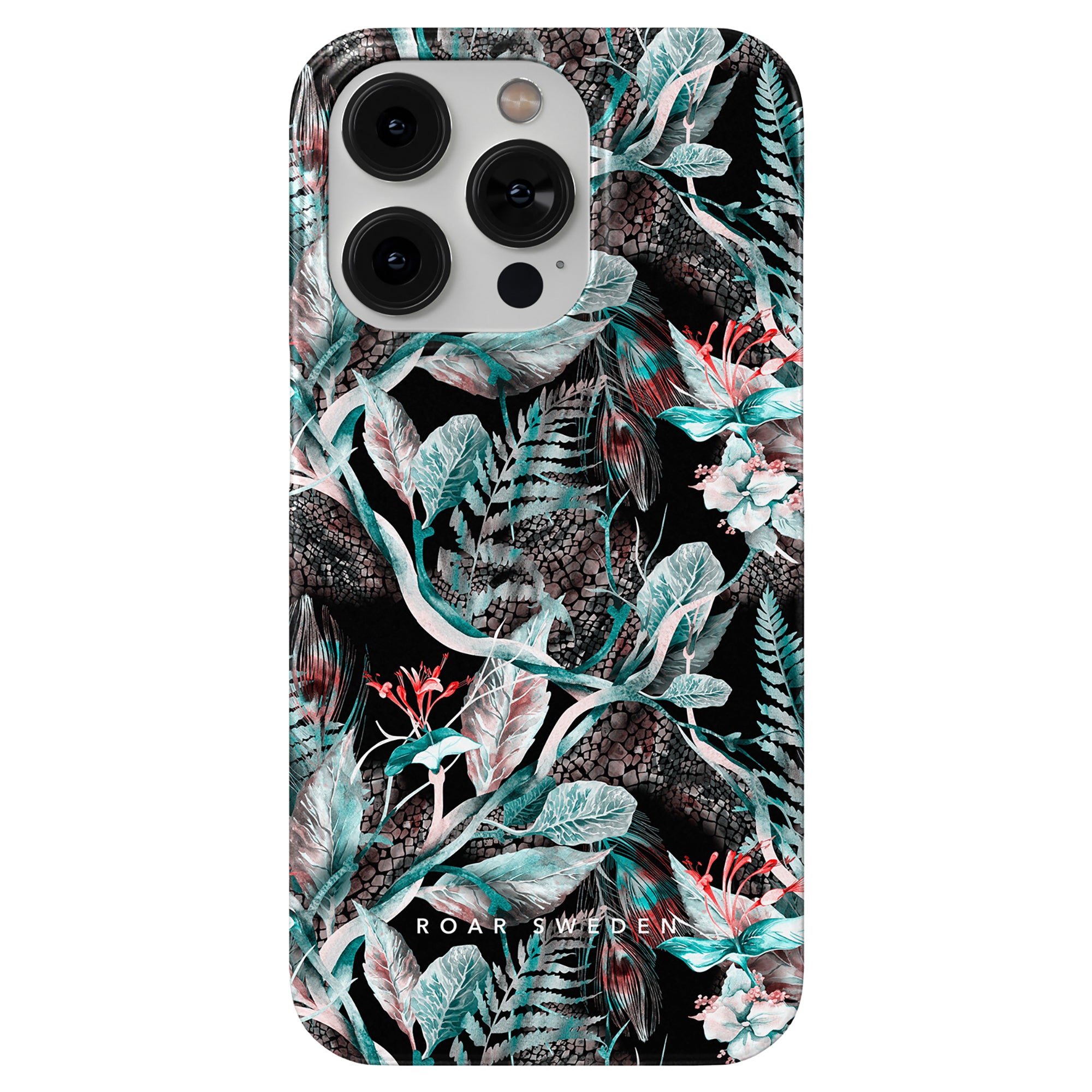 A high-quality and durable Snake Jungle - Slim case with a tropical print. This unique and trendy nyande design features a jungle pattern with snake skin motifs that will give your smartphone a fashionable look. It is