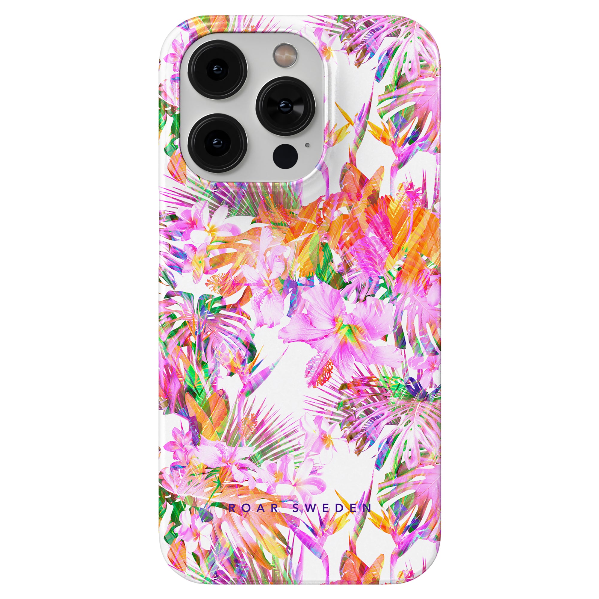 A vibrant Summer Vibe - Slim case with palm trees, perfect for a summer vibe.