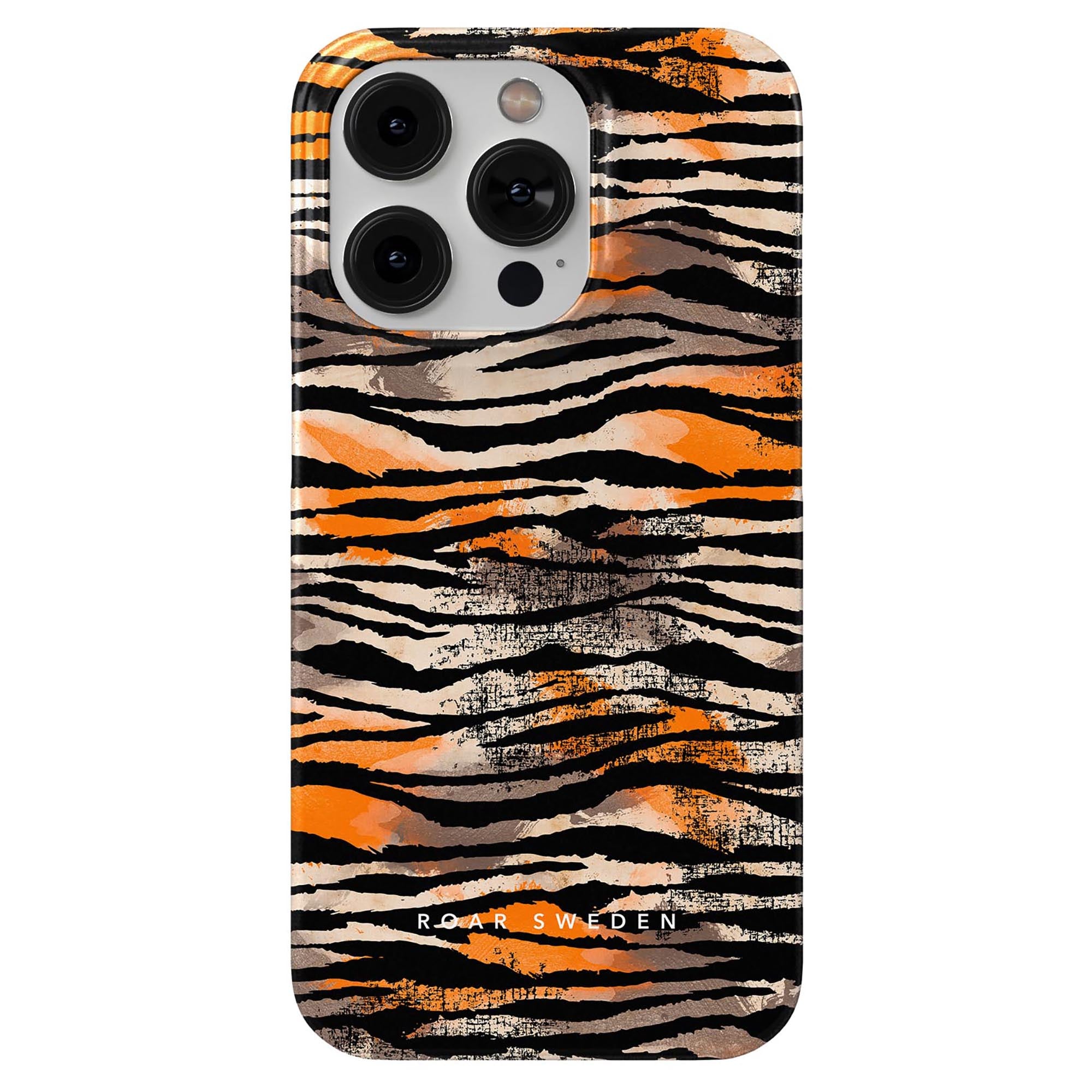 A stylish Sun Tiger - Slim case for the iPhone 11, providing protection and a unique design.