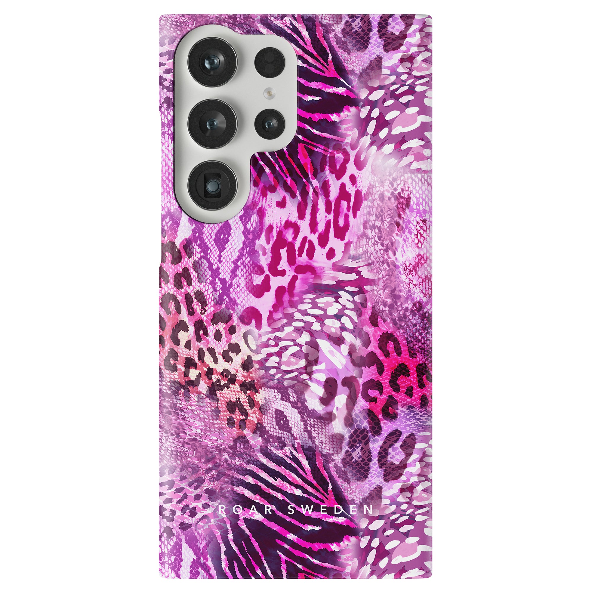 A Swirl Leopard - Slim case with a Swirl Leopard print.