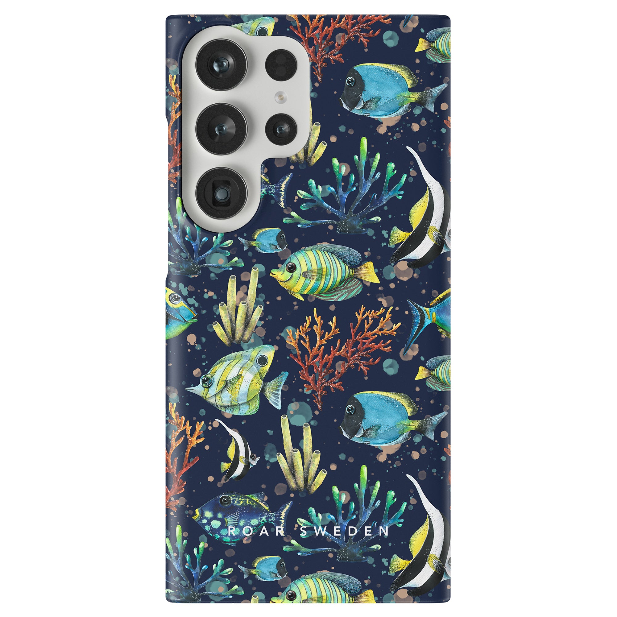 A Tropical Fish - Slim case with a tropical fish pattern.