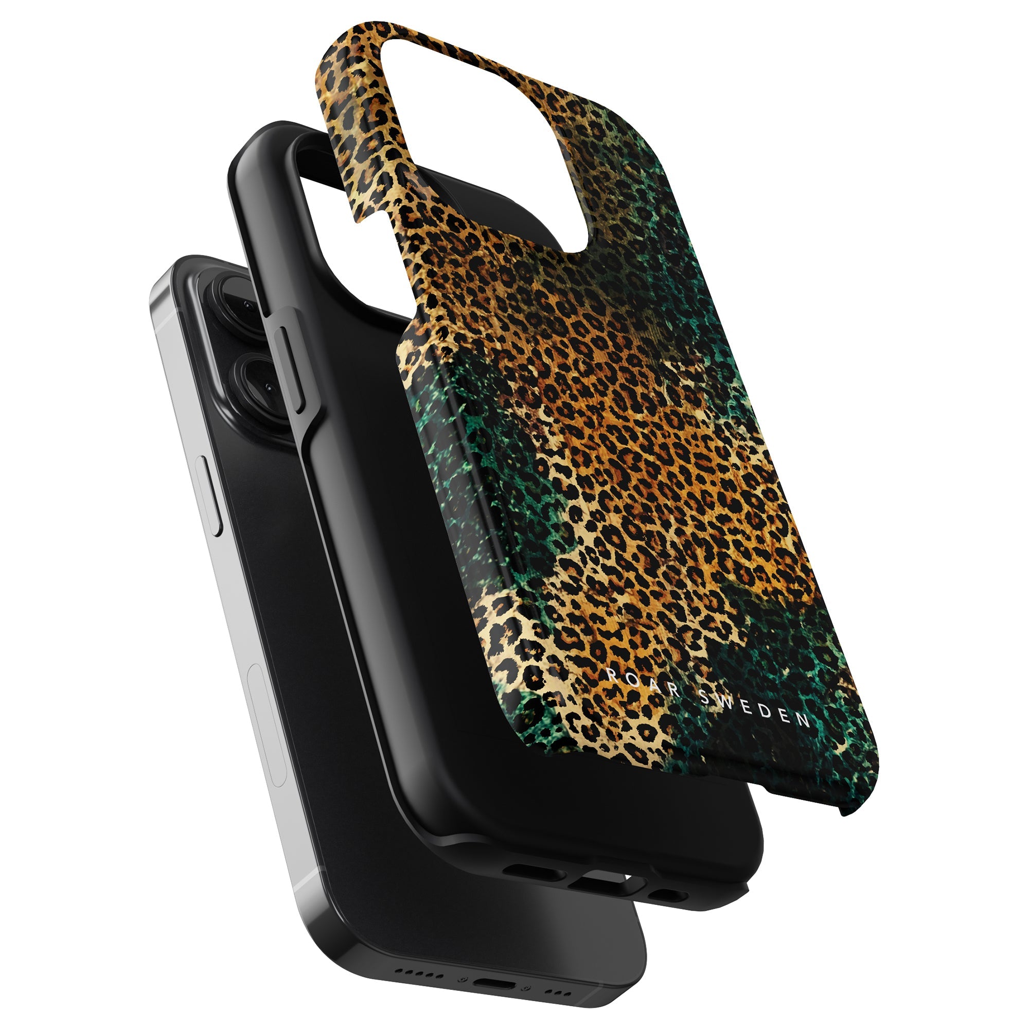 Ett Wildcat - Tufft fodral leopardmönstrat Mobilskal som ger skydd till iphone 11 pro.