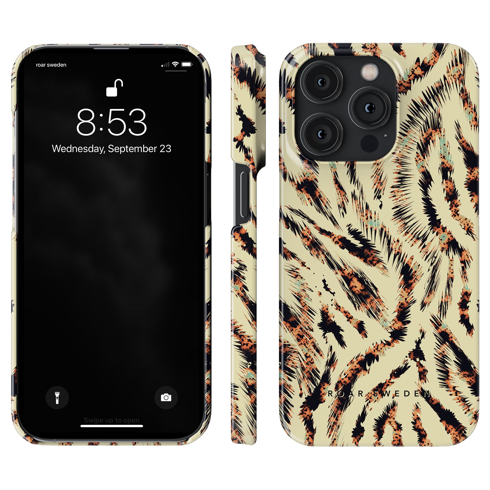 Ett leopardtryckt Coco - Slimt fodral med skyddskraft för iPhone 11 Pro.