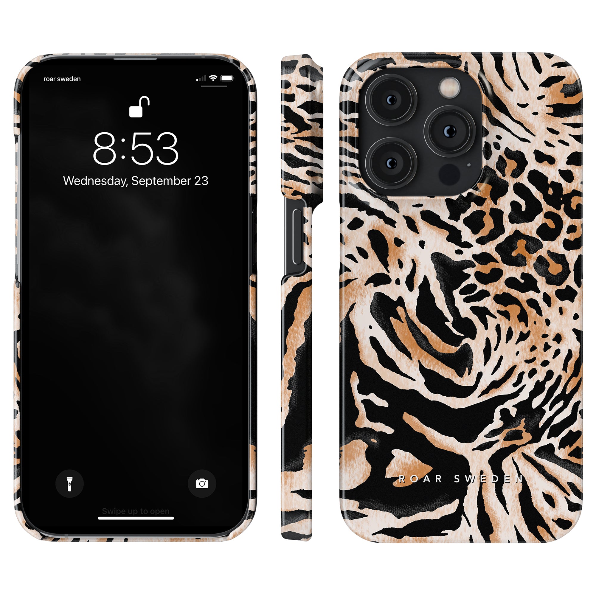 Printeers Panthera Slim Case erbjuder smartphoneskydd och har ett elegant leopardmönster perfekt för iPhone 11 Pro.