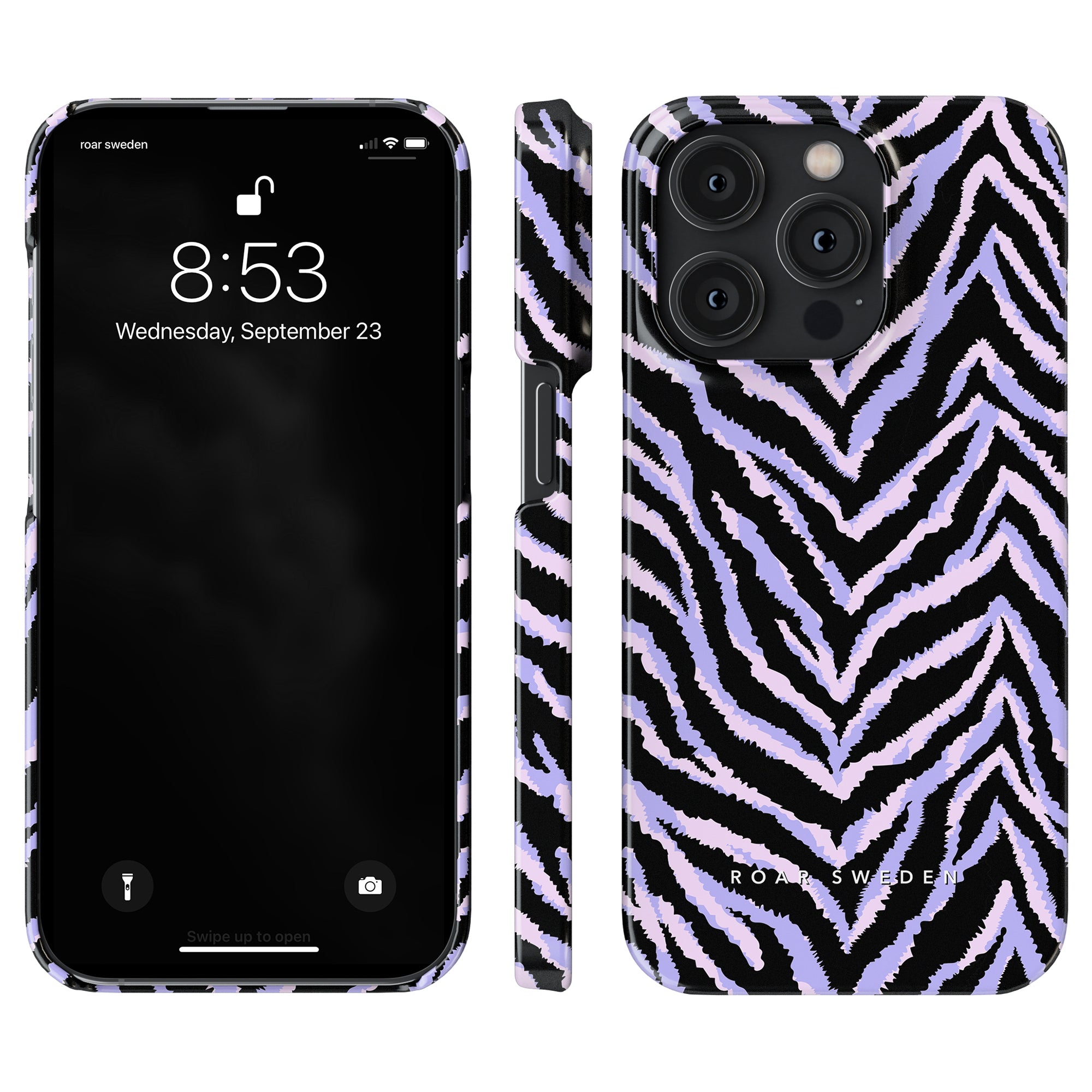 Förbättra din iPhone 11 med det snygga Zebra - Slim Case från Roar Sweden. Detta smartphonefodral har en trendig design med zebratryck som ger en touch av vildhet till din enhet.